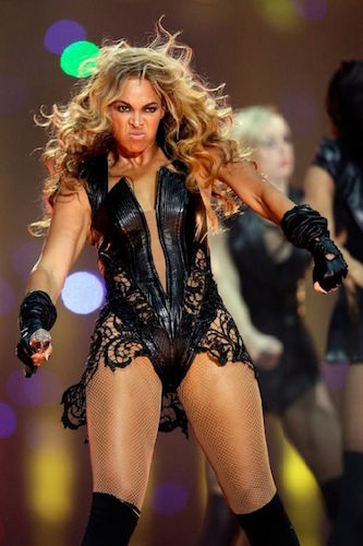 Beyonce Knowles Superbowl Face