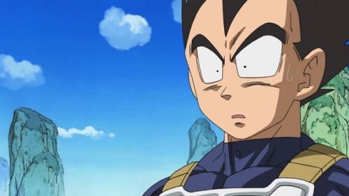 Surprized Vegeta