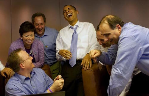 And then I said Obama