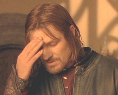 Frustrated Boromir