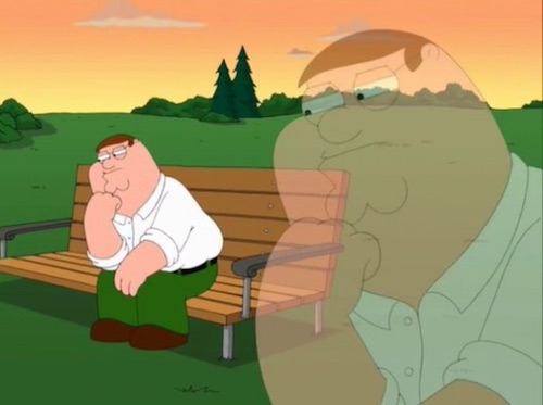 Pensive Peter Griffin